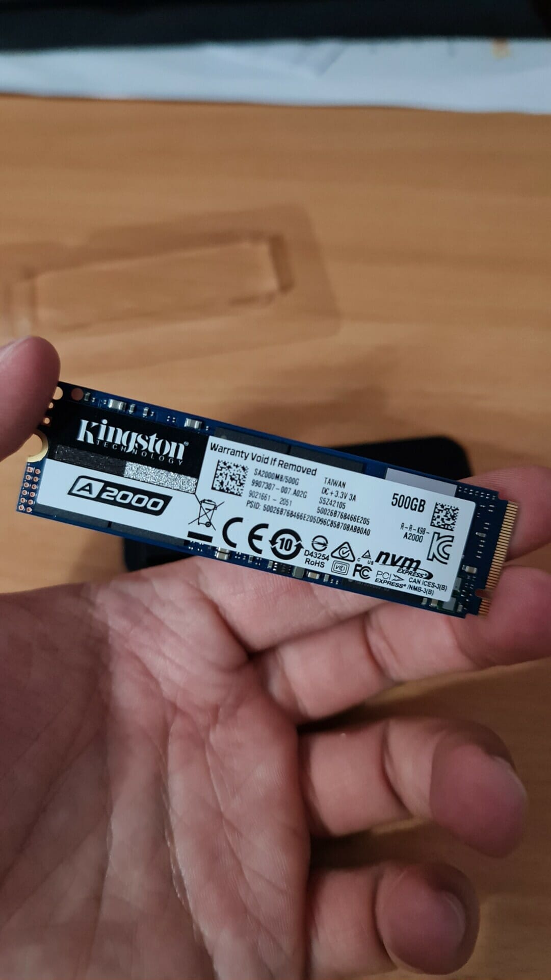 Review Kingston SSD 500 GB A2000