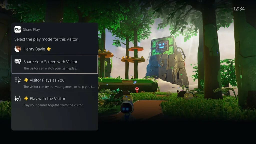 PlayStation 4 PlayStation 5 Share Play