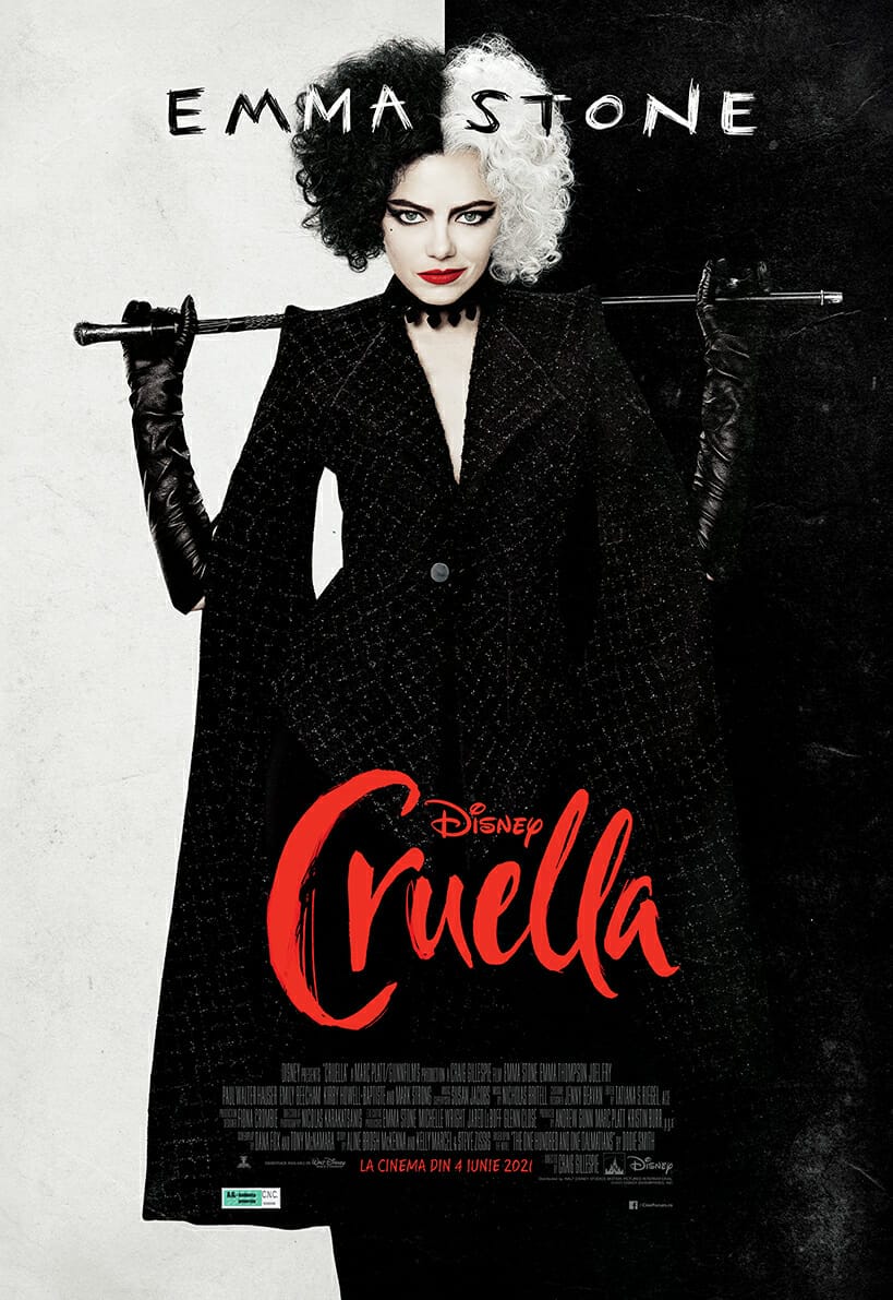 Cruella Poster Film Cinema Bilete Premiera