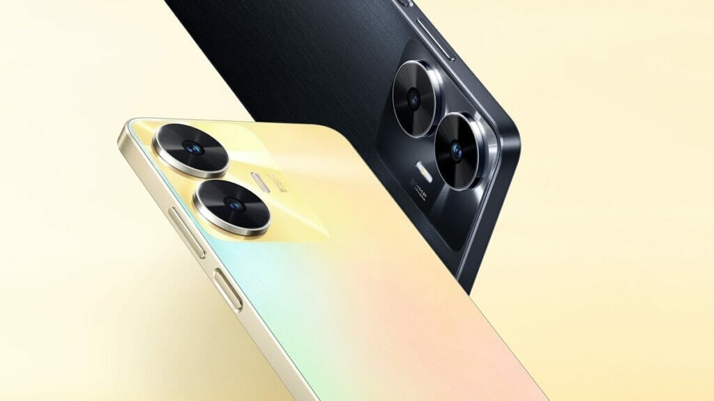 realme C55 Rainy Black și Sunshower