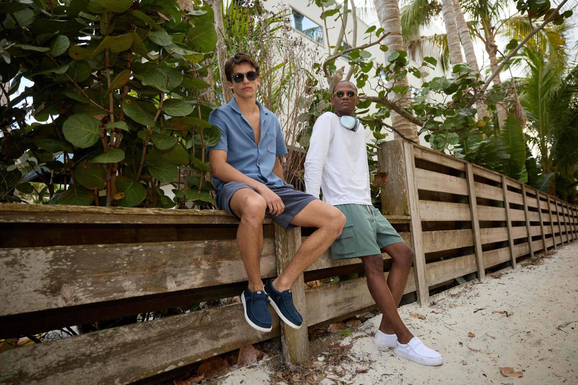 HeyDude Wally – pantofi cu material stretch și branț confortabil